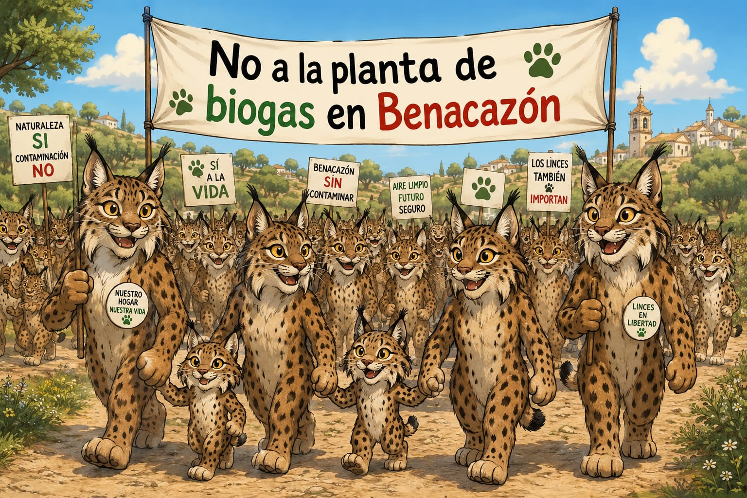 Pancarta de Protesta Vecinal